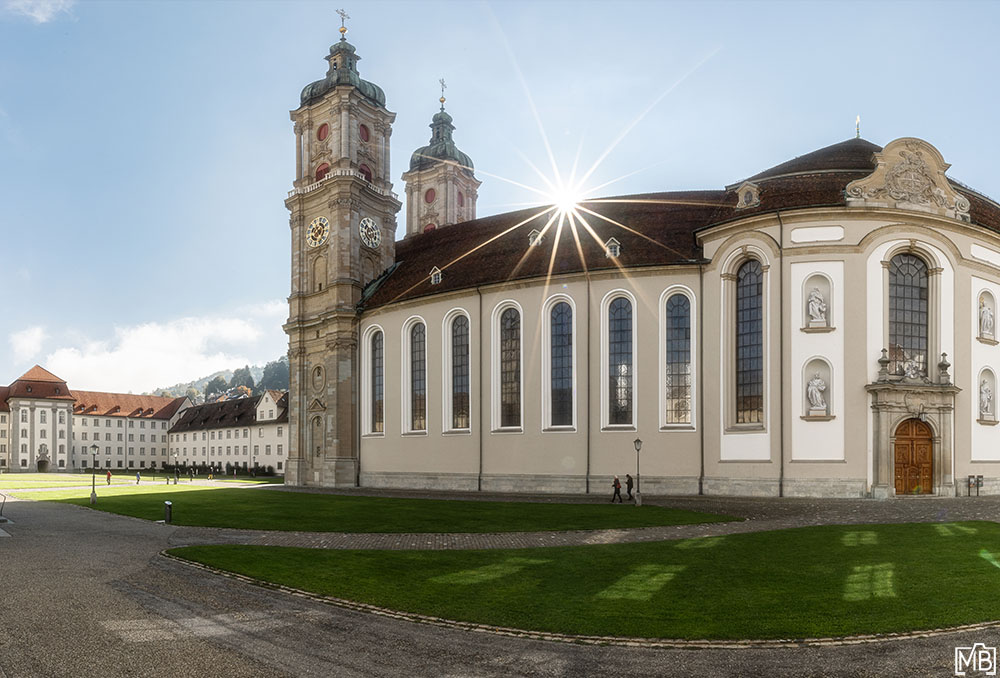 Panorama Kloster Stadt St. Gallen Ostschweiz Schweiz