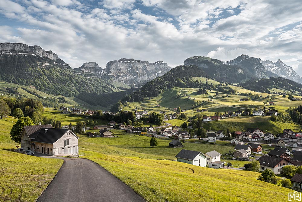 Städte und Dörfer Schwende Weissbad Appenzellerland Ostschweiz Schweiz
