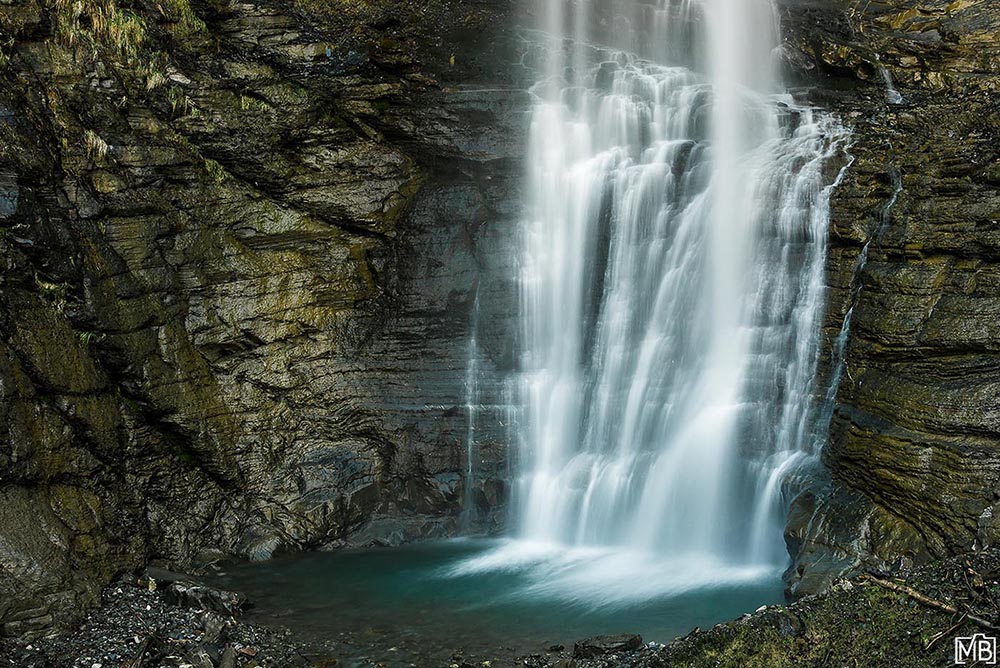 Wasserfälle und Flüsse Wasserfall Diesbachfall Glarnerland Glarus Schweiz